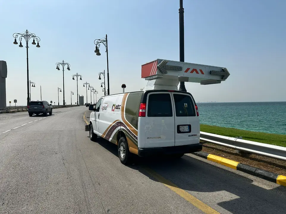 AdEC road-survey vehicle