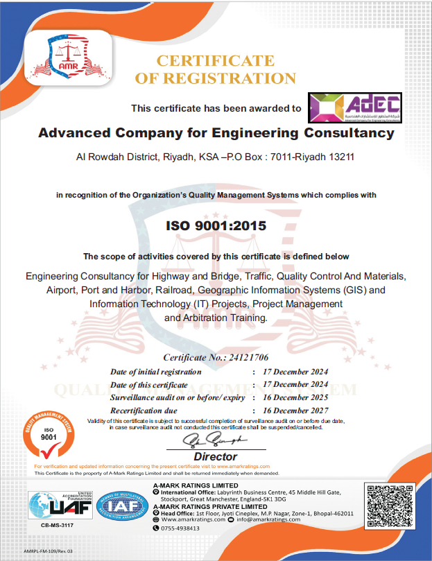 ISO 9001:2015 certificate